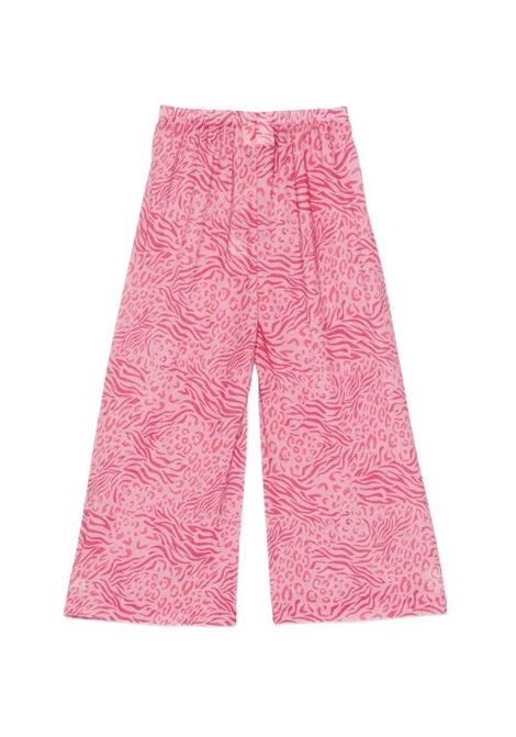 Pantaloni con stampa animalier SAINT BARTH | AML0003 AMALIA JR00079L LUREX ANIMALIER MIX21